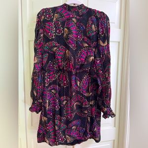 Farm Rio Butterfly Sky Dress